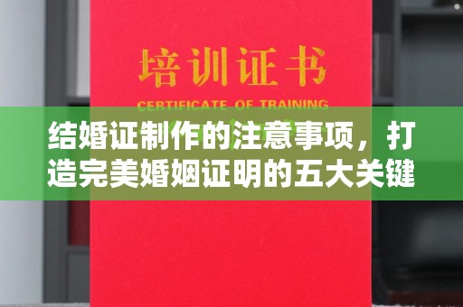 辰溪结婚证制作的注意事项，打造完美婚姻证明的五大关键点