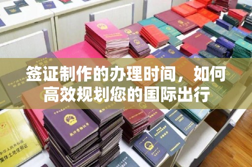 辰溪签证制作的办理时间，如何高效规划您的国际出行