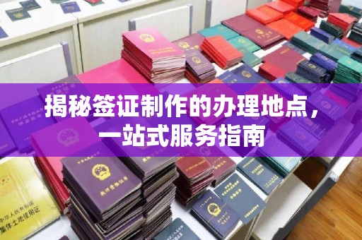 辰溪揭秘签证制作的办理地点，一站式服务指南