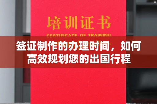 辰溪签证制作的办理时间，如何高效规划您的出国行程