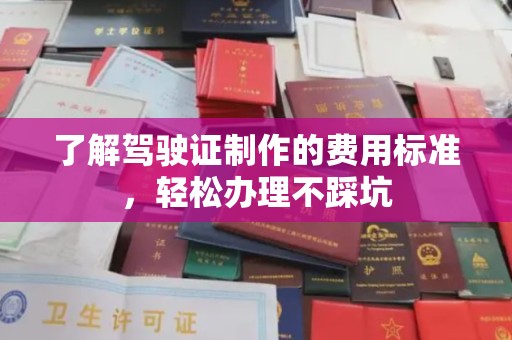 辰溪了解驾驶证制作的费用标准，轻松办理不踩坑